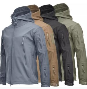 Softshell waterproof tactical jackets