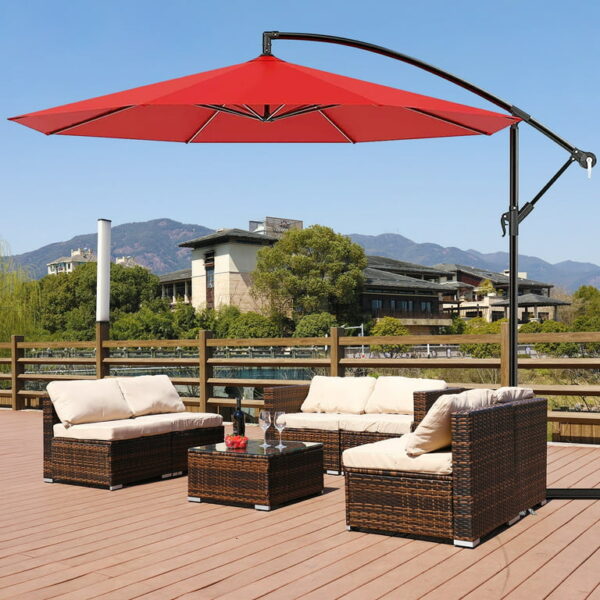 Heavy-Duty Home Shade Umbrella – Elegant Outdoor Protection ☂️🏡