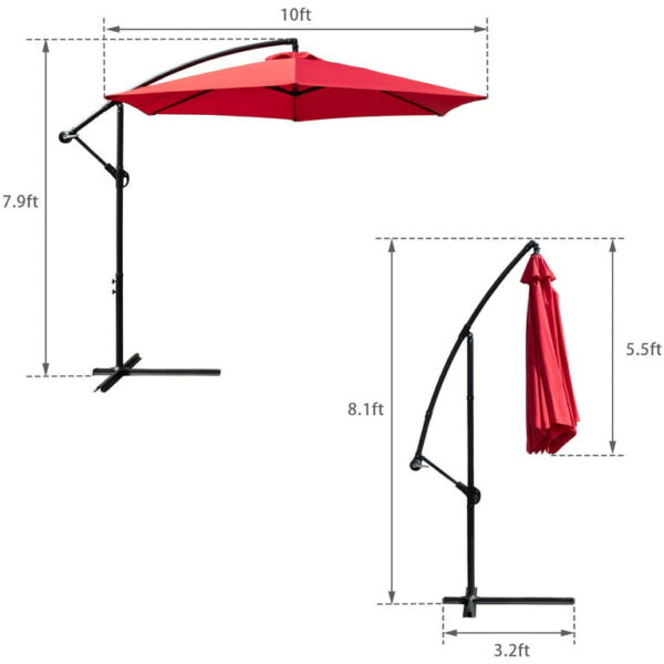 Heavy-Duty Home Shade Umbrella – Elegant Outdoor Protection ☂️🏡