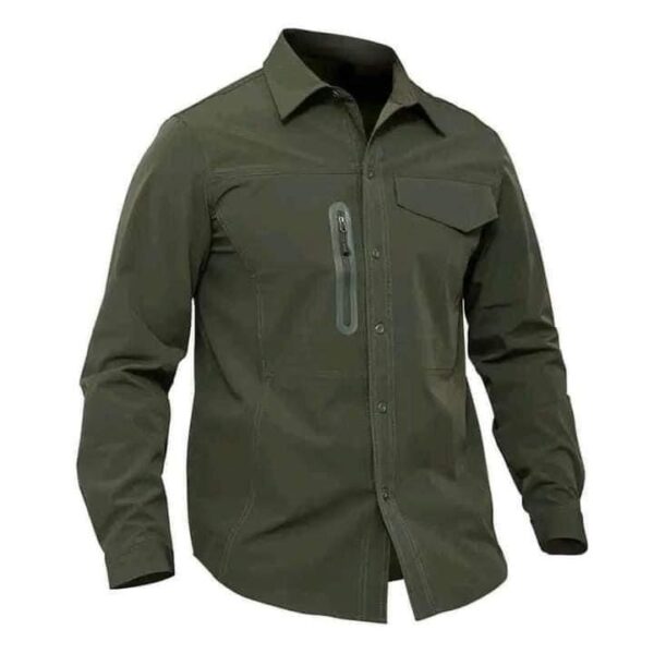 1-Zip Waterproof Spandex Shirt – Built to Flex. Designed to Resist.