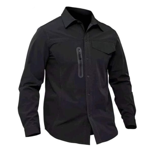 1-Zip Waterproof Spandex Shirt – Built to Flex. Designed to Resist.