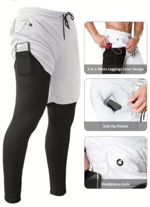 gym shorts with leggings