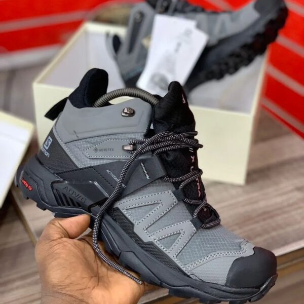 salmon hiking shoes