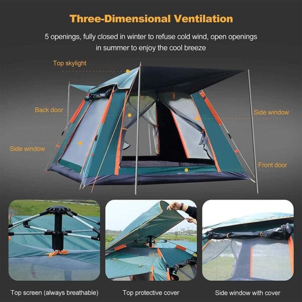 6-8 Person Tent – Spacious, Weatherproof Shelter for Large Groups
