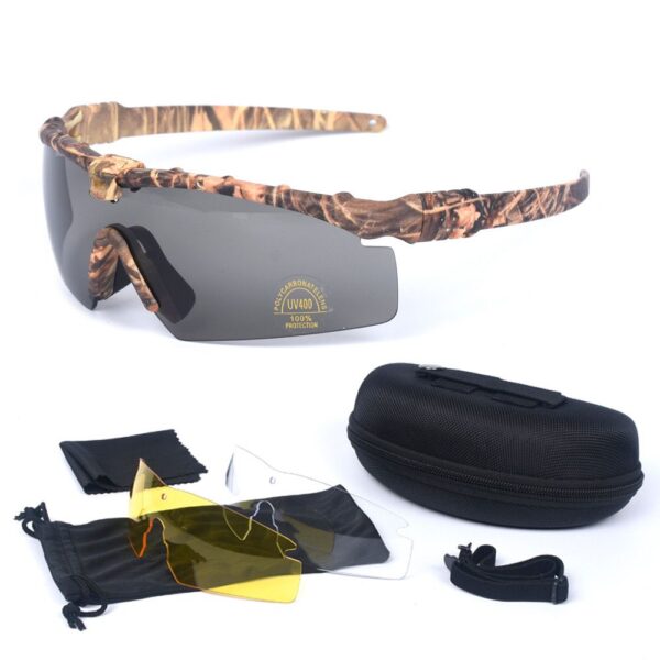 Polarized Sunglasses with Extra Two Lenses – Ultimate Eye Protection for Outdoor & Tactical Use