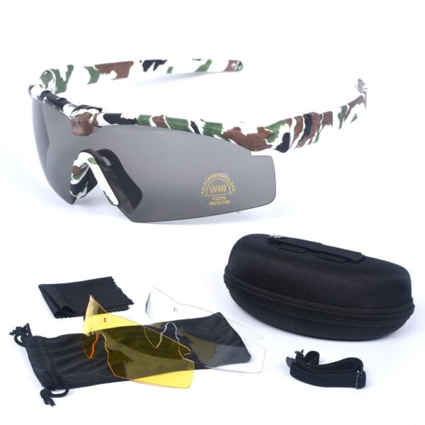 Polarized Sunglasses with Extra Two Lenses – Ultimate Eye Protection for Outdoor & Tactical Use