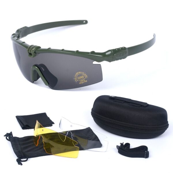 Polarized Sunglasses with Extra Two Lenses – Ultimate Eye Protection for Outdoor & Tactical Use