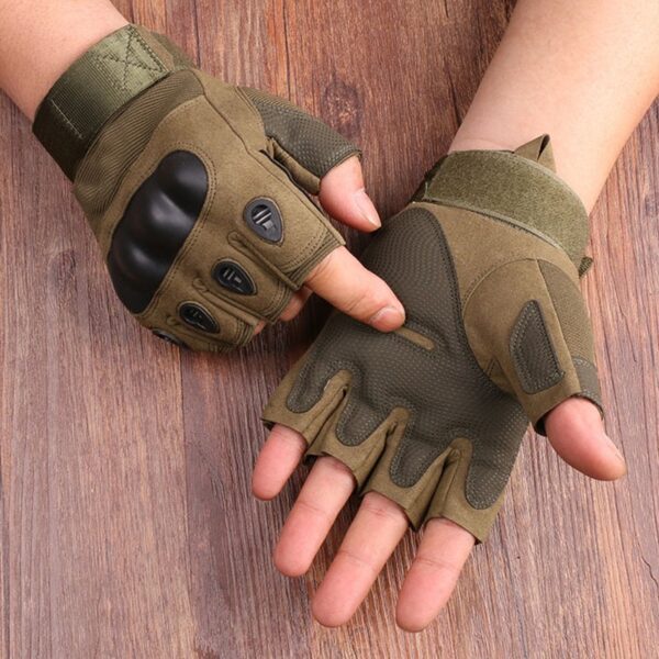 Tactical Hand Gloves – Premium Protection for Combat, Outdoor & Tactical Operations in Black, Green, and Brown