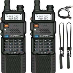 Baofeng UV-5R 10km Range Two-Way Radio Pair – Reliable Communication for Tactical Operations