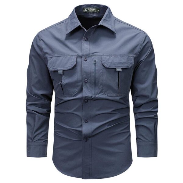 Outdoor Spandex Shirt – Stretch-Fit Performance Shirt for Tactical, Hiking, and Outdoor Adventures