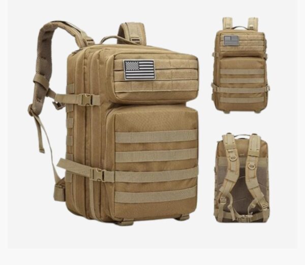 50L Tactical Backpack – Heavy-Duty, Multi-Compartment Backpack for Hiking, Camping, and Tactical Missions