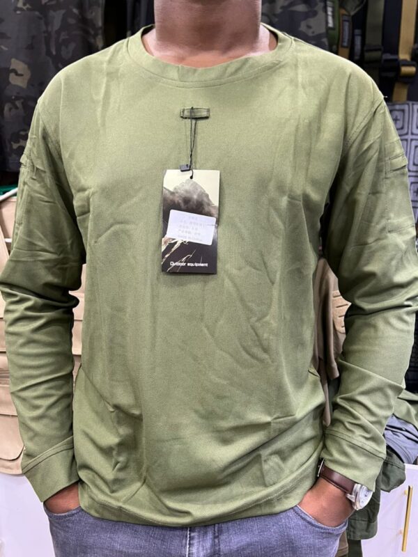 Round Neck Tactical Shirt – Lightweight, Breathable Tactical Shirt for Outdoor and Tactical Missions