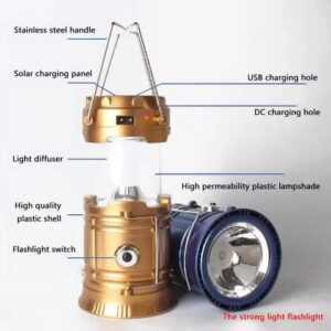 Camping Light – Rechargeable, High-Brightness LED Tactical Lantern for Outdoor and Emergency Use