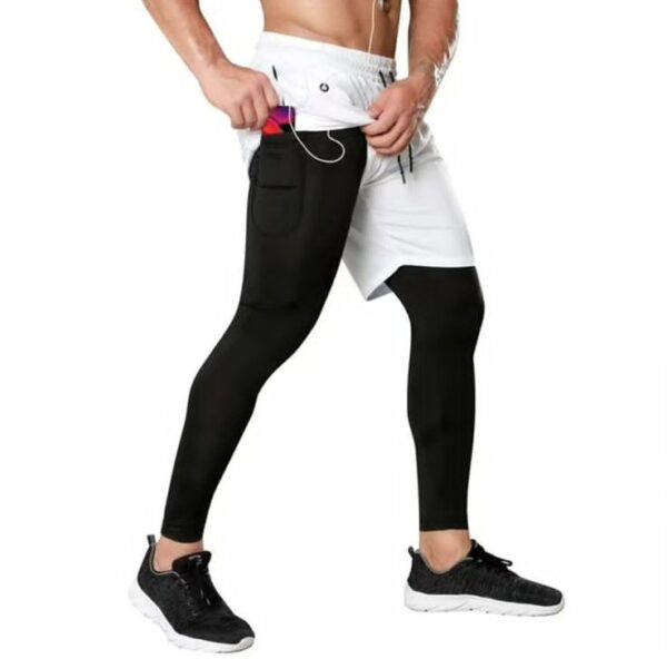 Gym Short with Leggings – 2-in-1 Tactical Training Shorts for Performance, Mobility & Support