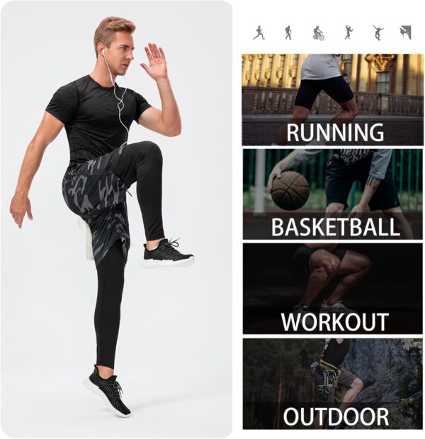 Gym Short with Leggings – 2-in-1 Tactical Training Shorts for Performance, Mobility & Support
