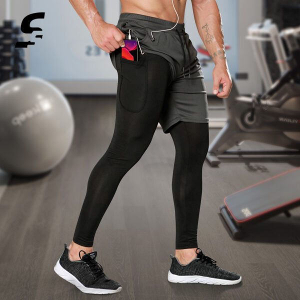 Gym Short with Leggings – 2-in-1 Tactical Training Shorts for Performance, Mobility & Support