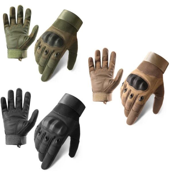 Full Finger Tactical Gloves – Rugged Outdoor Combat Gloves for Military, Survival, and Shooting