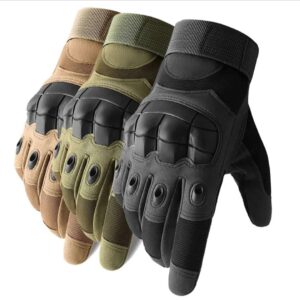 Full Finger Tactical Gloves – Rugged Outdoor Combat Gloves for Military, Survival, and Shooting