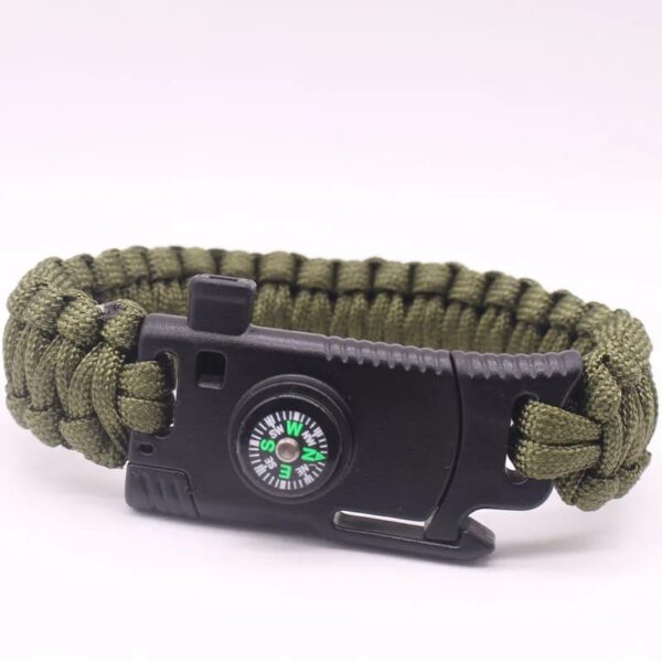Tactical Paracord Bracelet – Survival Wristband with Emergency Tools for Outdoor and Military Use