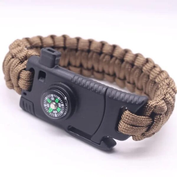 Tactical Paracord Bracelet – Survival Wristband with Emergency Tools for Outdoor and Military Use