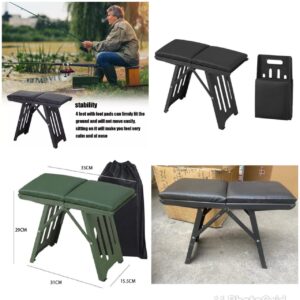 Steel Foldable Portable Chair – Heavy-Duty Outdoor Camping Chair (200kg Capacity)