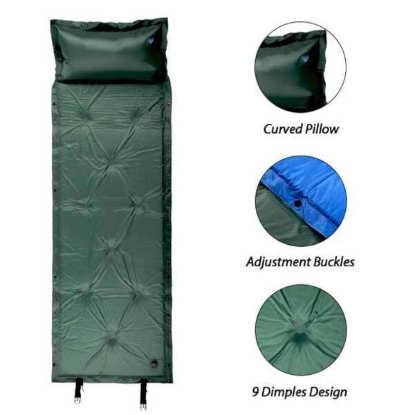 Outdoor Inflatable Floor Sleeping Mat – Compact, Waterproof & Lightweight Sleeping Pad for Tactical and Camping Use
