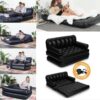 2-Seater Bestway Inflatable Pullout Sofa with Manual Pump – Comfortable Air Sofa for Indoor & Outdoor Use