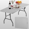 1.8 Metres Folding Table – Heavy-Duty Portable Table for Camping, Events & Outdoor Use