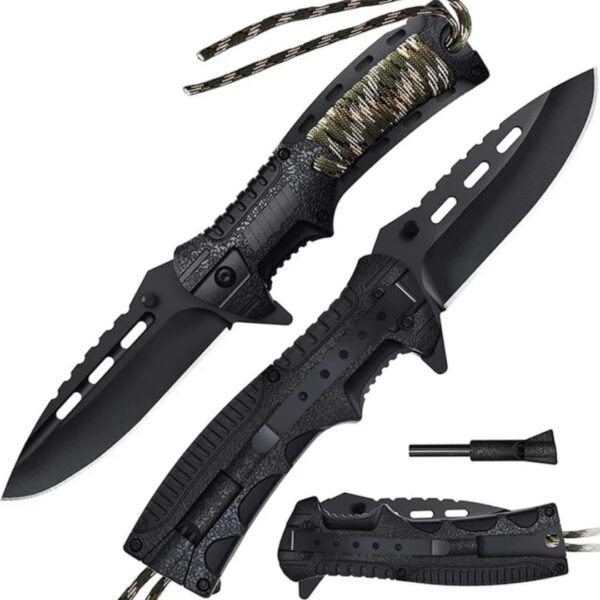 Tactical Pocket Knife – Foldable Survival Knife for Outdoor, Camping & EDC
