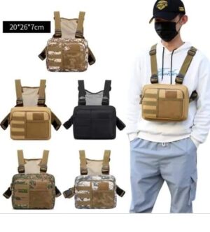 Tactical Chest Bag – Compact Military-Style Crossbody Utility Pack for Outdoor, Hiking & Daily Carry