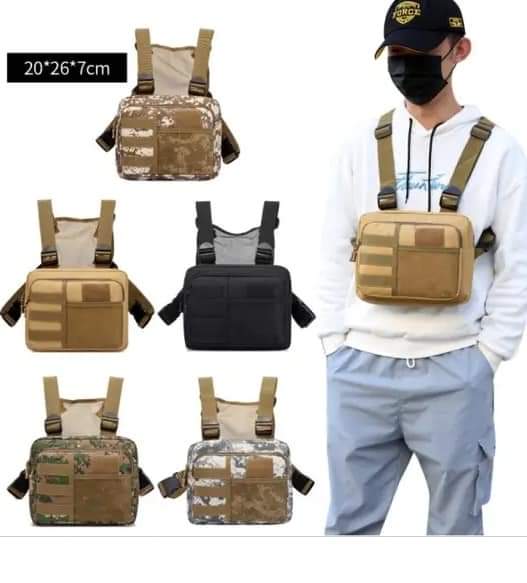 Tactical Chest Bag – Compact Military-Style Crossbody Utility Pack for Outdoor, Hiking & Daily Carry