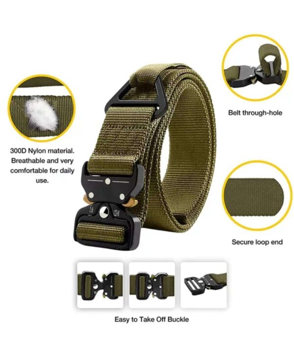Quick Release Tactical Belts – Durable & Adjustable Belts for Military, Law Enforcement, & Outdoor Use