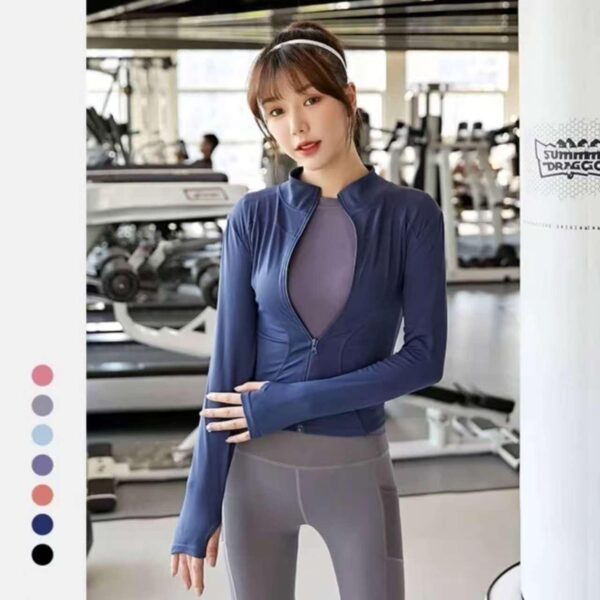 Lightweight Women Gym Sport Jacket – Breathable, Stylish, and Comfortable Activewear