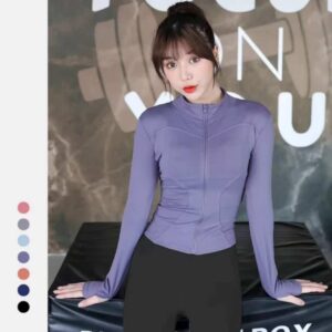 Lightweight Women Gym Sport Jacket – Breathable, Stylish, and Comfortable Activewear