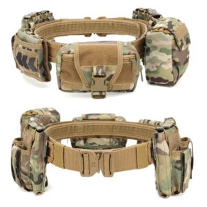 Modular Tactical Combat Utility Belt – Heavy-Duty Adjustable Military Gear for Tactical Operations