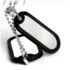 Military-Style Tactical Dog Tags – Customizable Stainless Steel ID Tags
