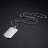 Military-Style Tactical Dog Tags – Customizable Stainless Steel ID Tags