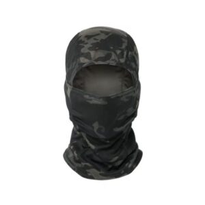 Black Camo Tactical Facemask – Stealth Protection for All Seasons