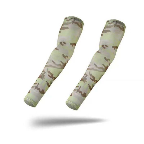 UV Protection Camouflage Arm Sleeves – Sun Defense with Tactical Style
