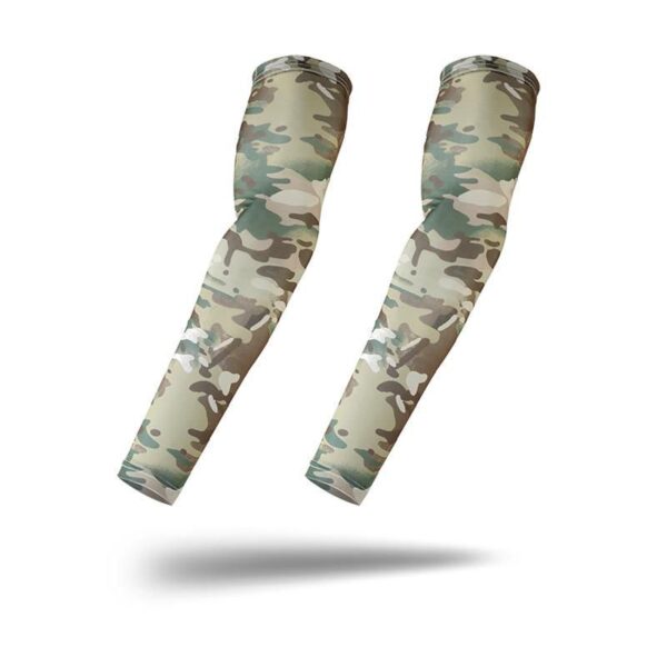 UV Protection Camouflage Arm Sleeves – Sun Defense with Tactical Style