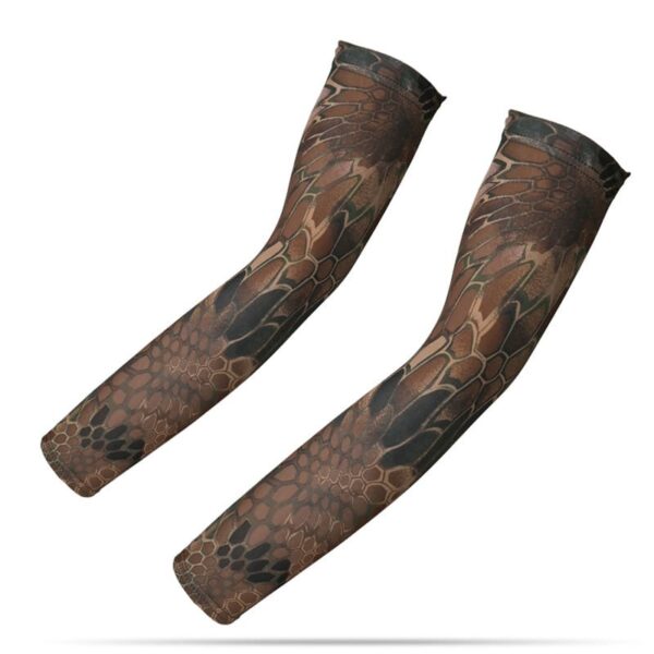 UV Protection Camouflage Arm Sleeves – Sun Defense with Tactical Style